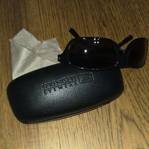 Serengeti Black Sunglasses with Case